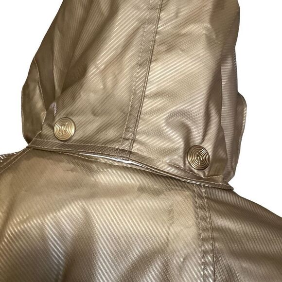 Wippette Vinyl Raincoat Slicker Shiny Gold L - Picture 13 of 13